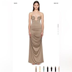 Paris Georgia Taupe Val Maxi Dress